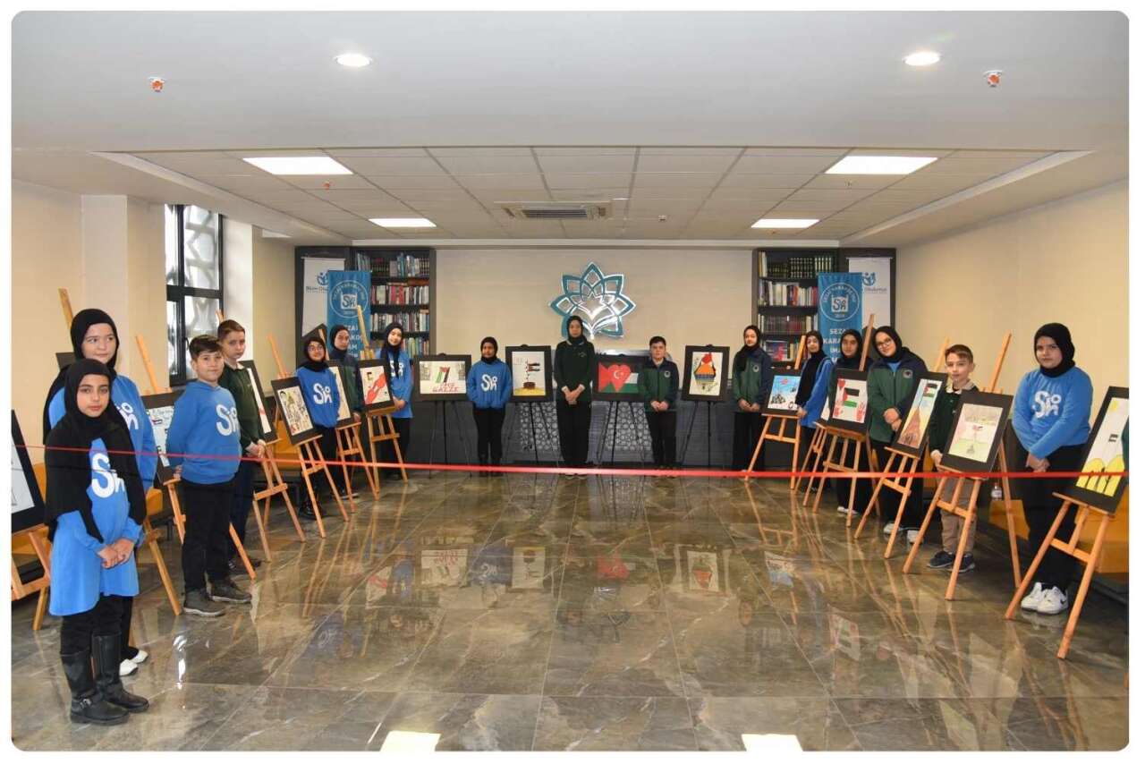 Konya’daki genç yetenekler tuvallerini Filistin için renklendirdi 1